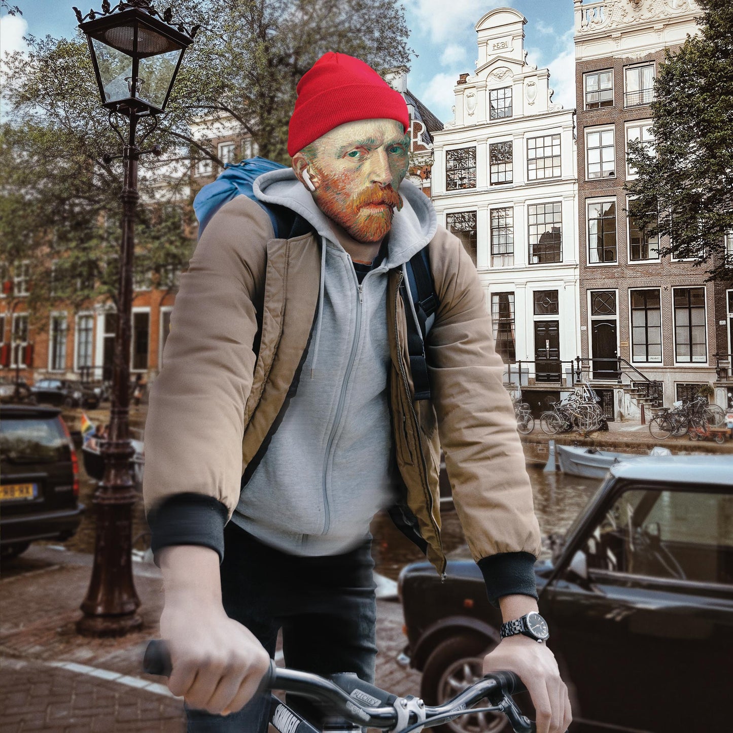 "Vincent in Amsterdam" canvas print