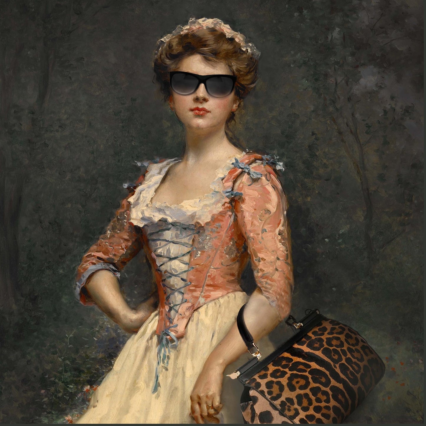 "Vintage Chic Girl" fine art print