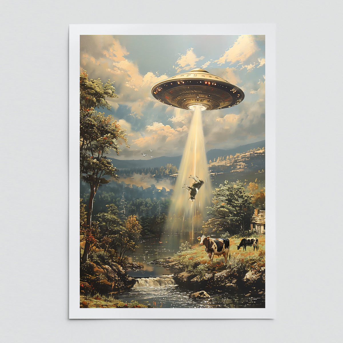 "Alien Cow-spiracy" fine art print