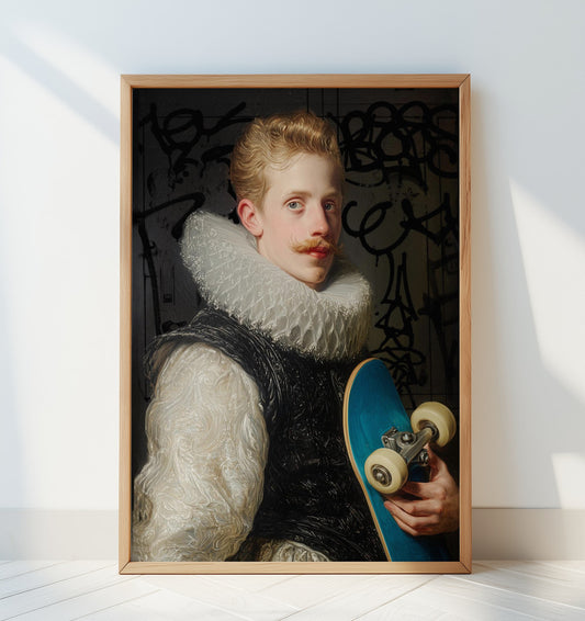 "Baroque Skate" LE 2/5 canvas art print