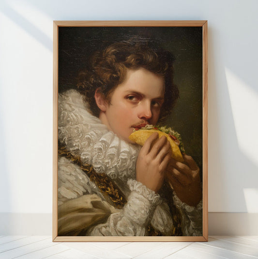 "Baroque taco" LE "SOLD OUT" canvas art print