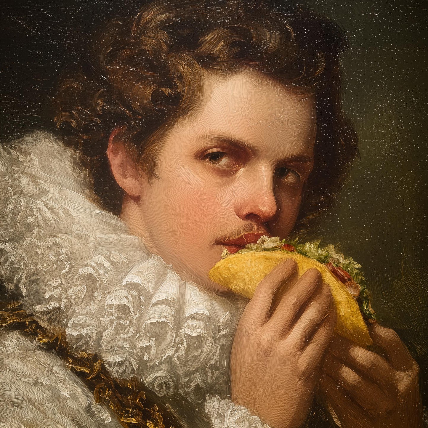 "Baroque taco" LE "SOLD OUT" canvas art print