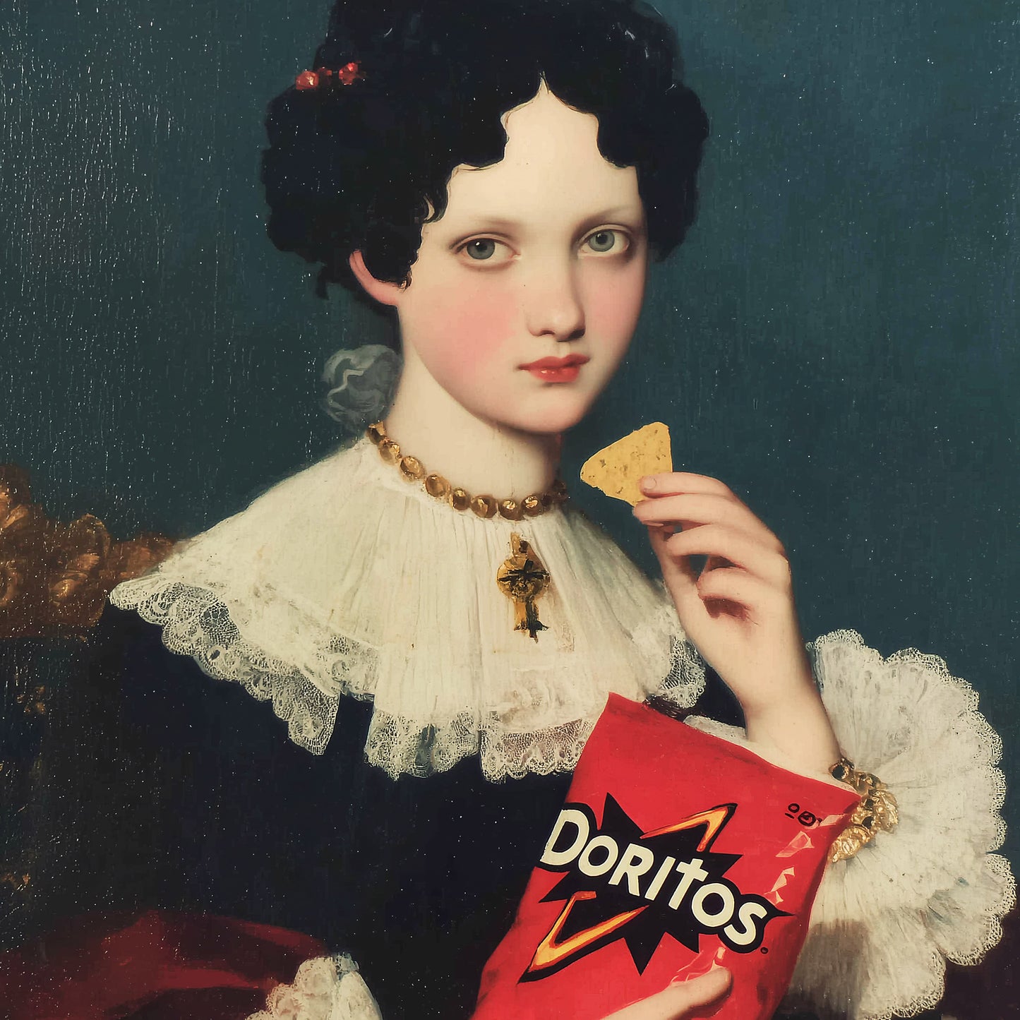 "Devout Doritos" LE "SOLD OUT" canvas art print