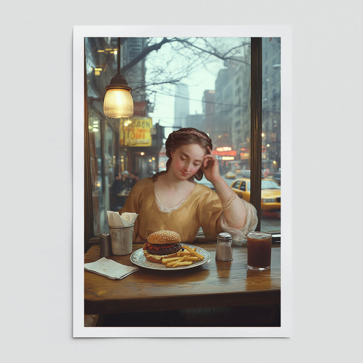 "Diner Disappointment" fine art print