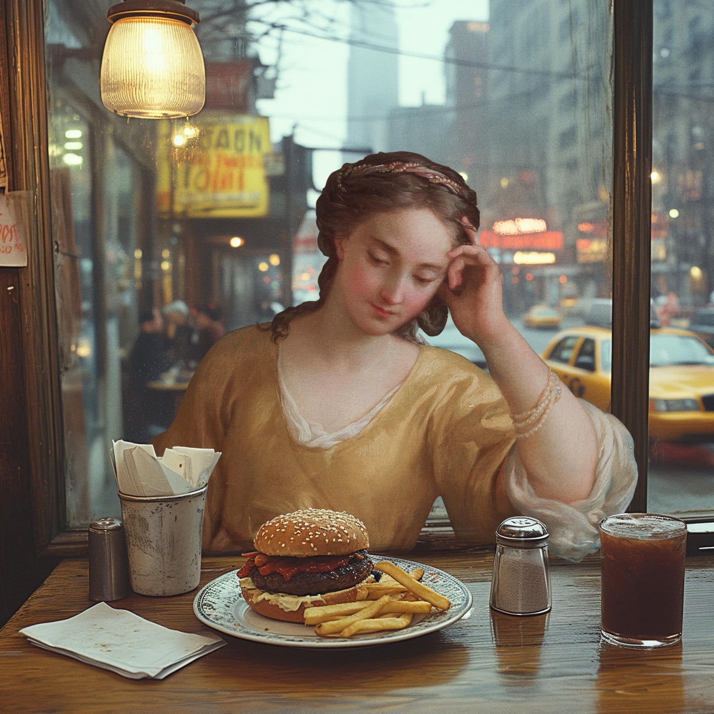 "Diner Disappointment" fine art print