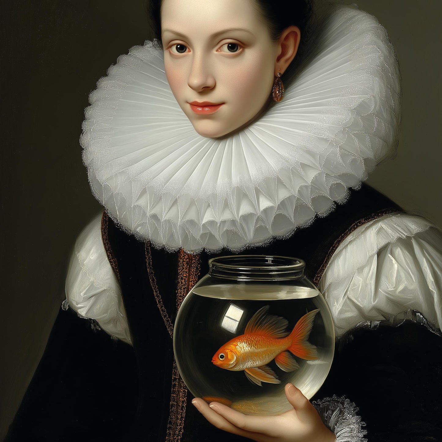 "Fish queen" LE "SOLD OUT" canvas art print
