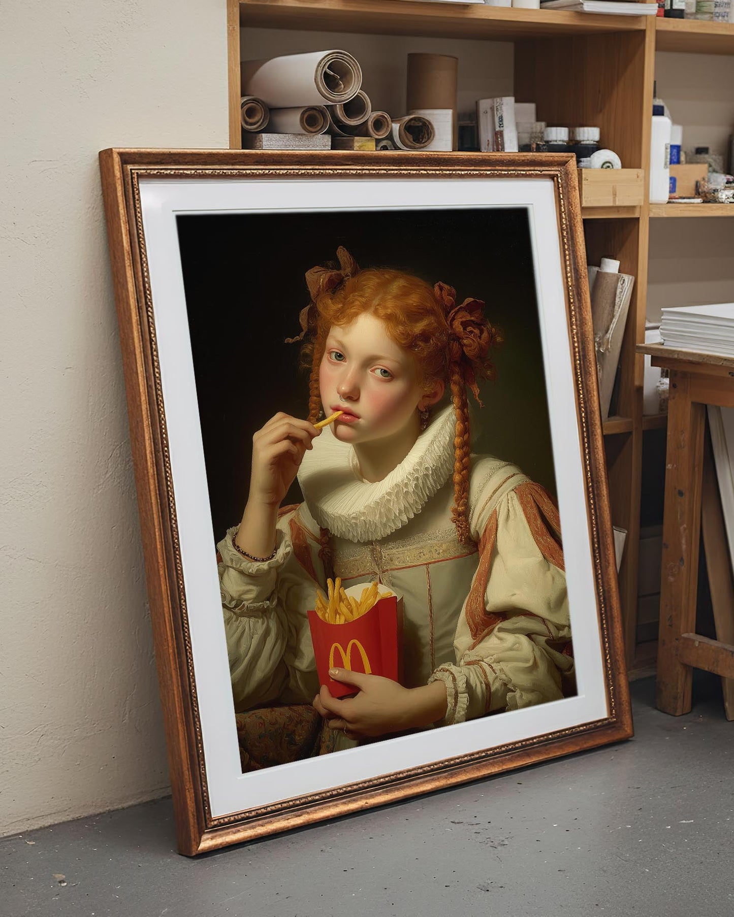 "Golden Fries" LE "SOLD OUT" canvas art print