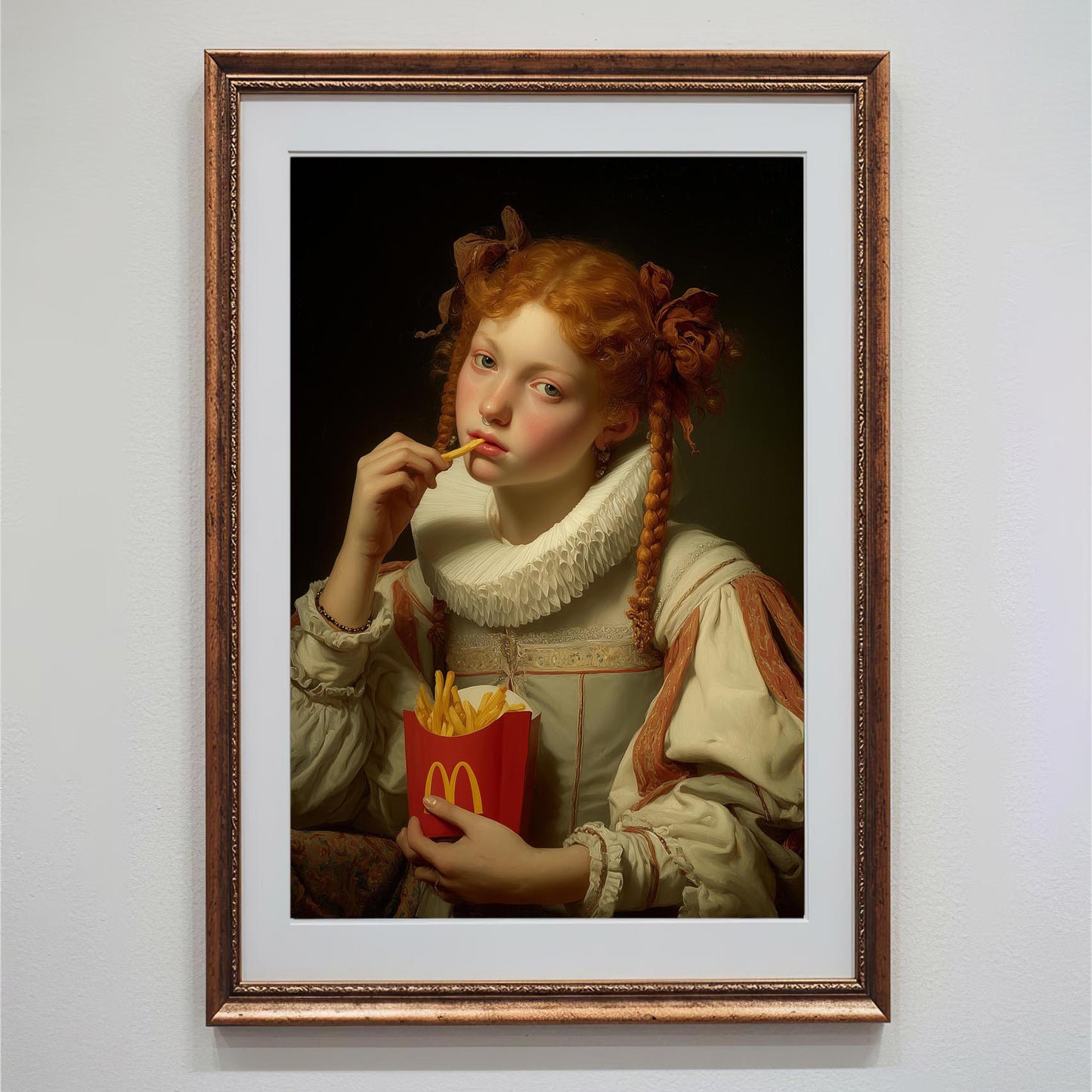 "Golden Fries" LE "SOLD OUT" canvas art print