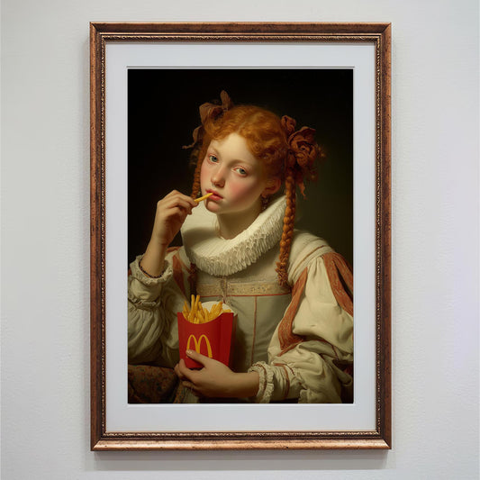 "Golden Fries" LE "SOLD OUT" canvas art print