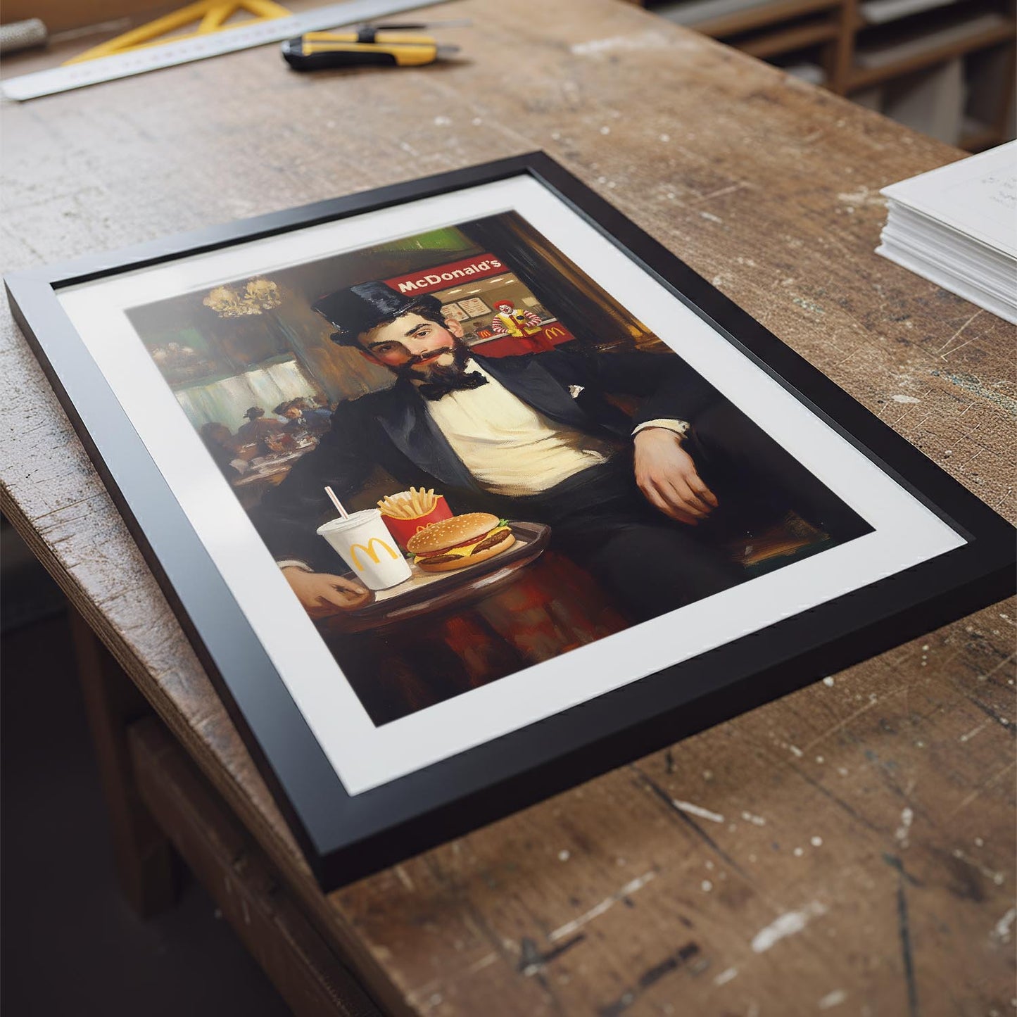 "Golden Meal" LE "SOLD OUT" canvas art print