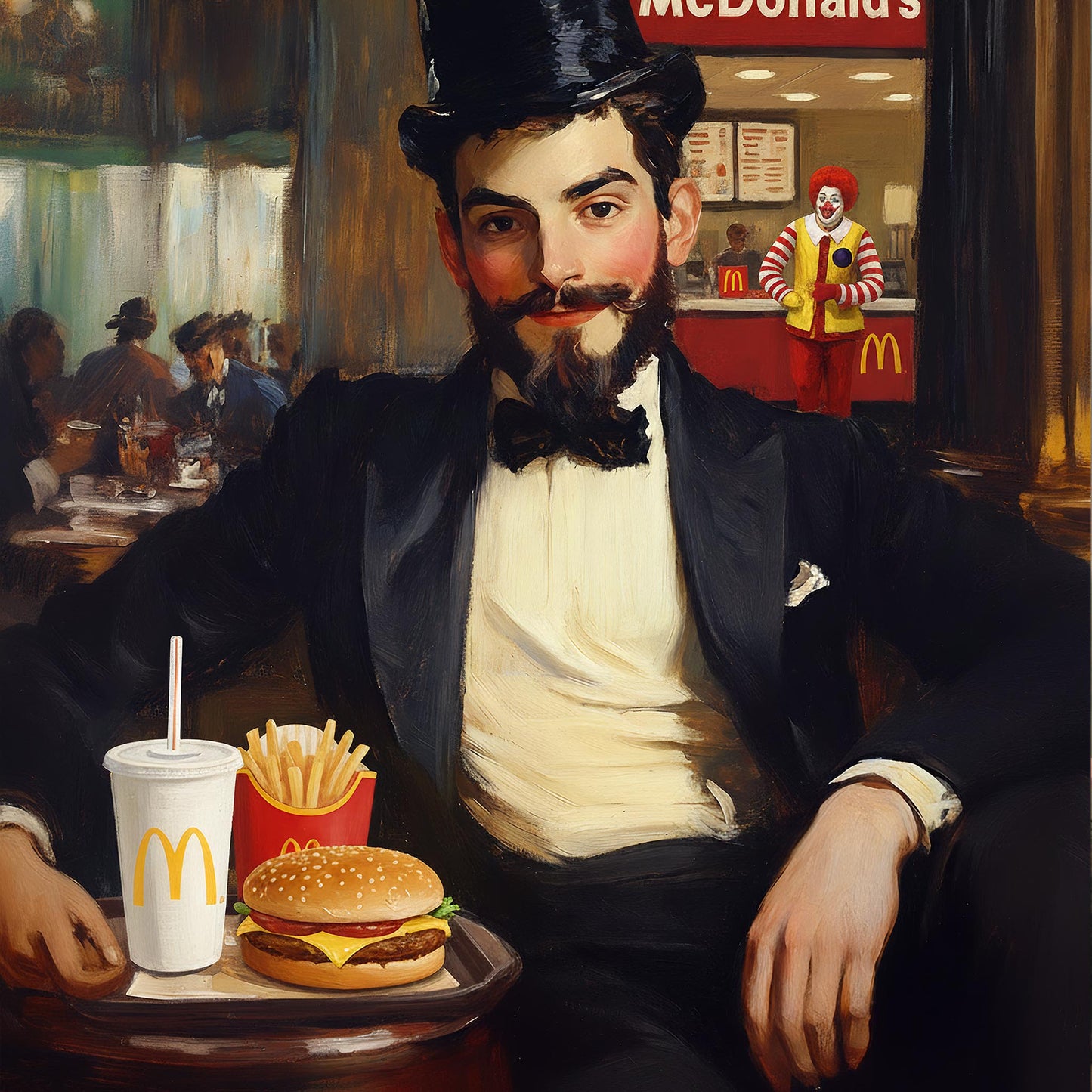 "Golden Meal" LE "SOLD OUT" canvas art print