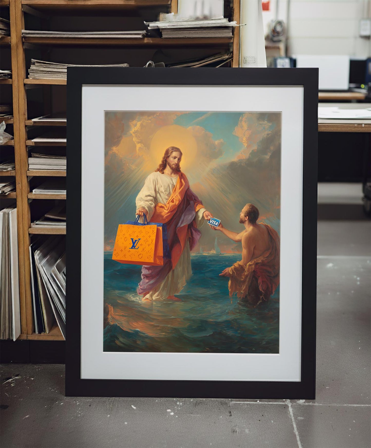 "Holy Transaction" LE "SOLD OUT" canvas art print