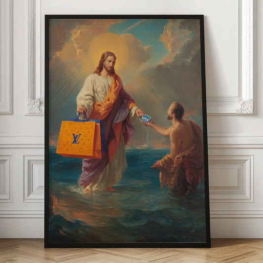 "Holy Transaction" LE "SOLD OUT" canvas art print