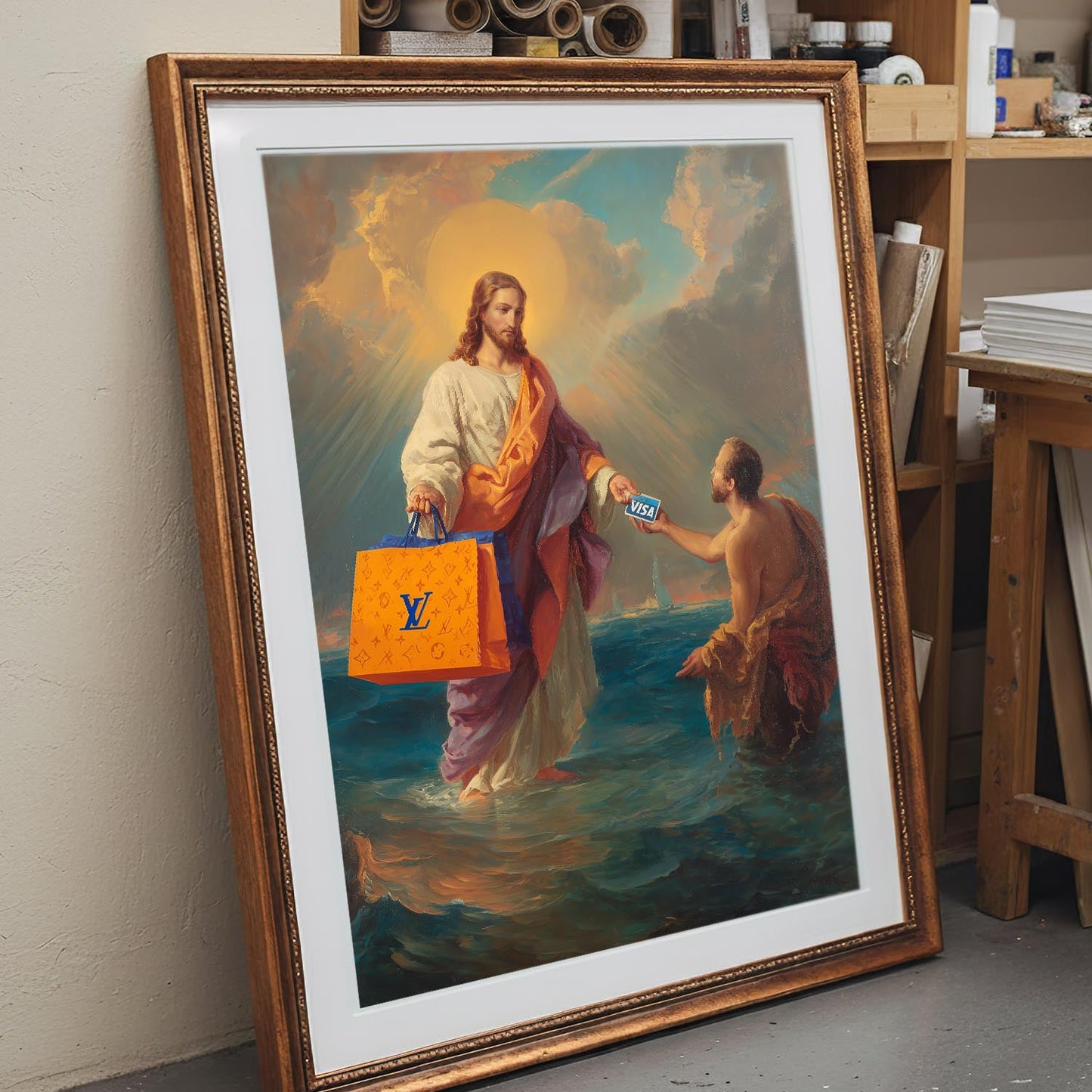 "Holy Transaction" LE "SOLD OUT" canvas art print