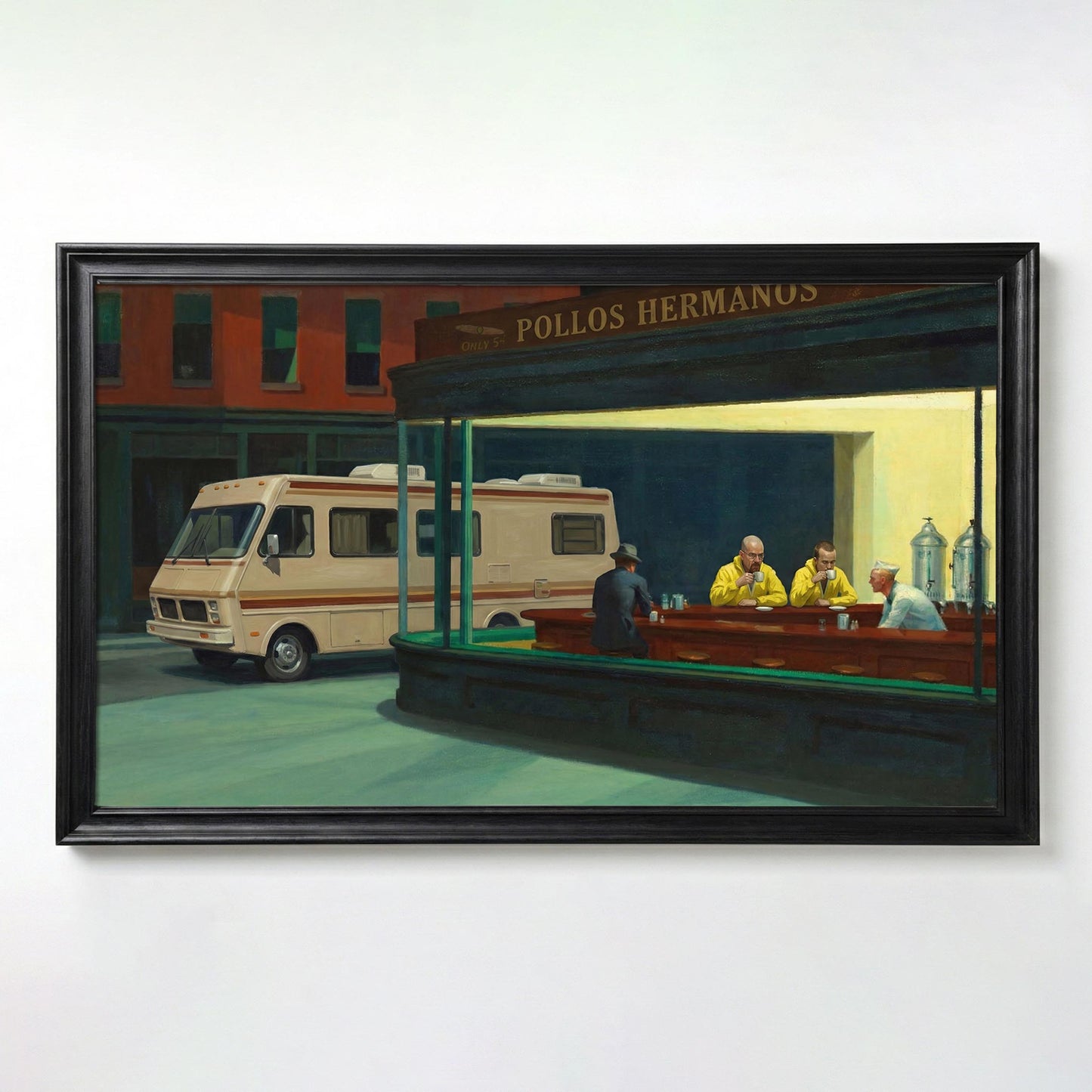 "Hopper Heisenberg" LE "SOLD OUT" canvas art print