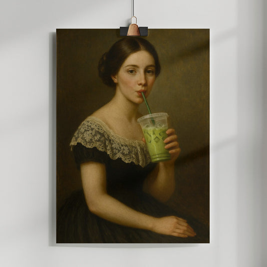 "Iced latte girl" LE 2/5 art print