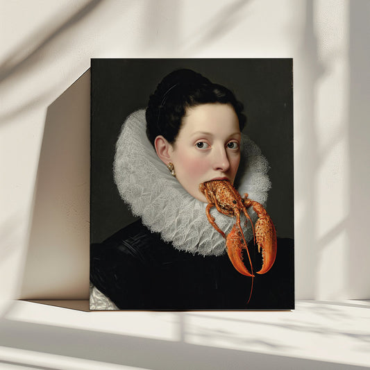 "Lobster Lady" LE 2/5 canvas art print