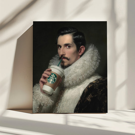 "Noble latte" LE "SOLD OUT" canvas art print
