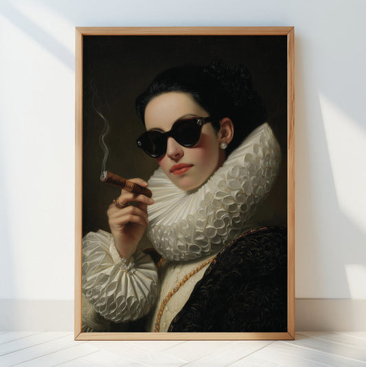"Noir queen" LE "SOLD OUT" canvas art print