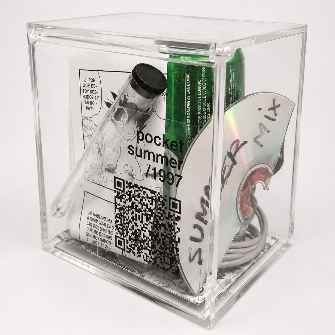 "Pocket Summer" Sculpture - Mixed Media Object
