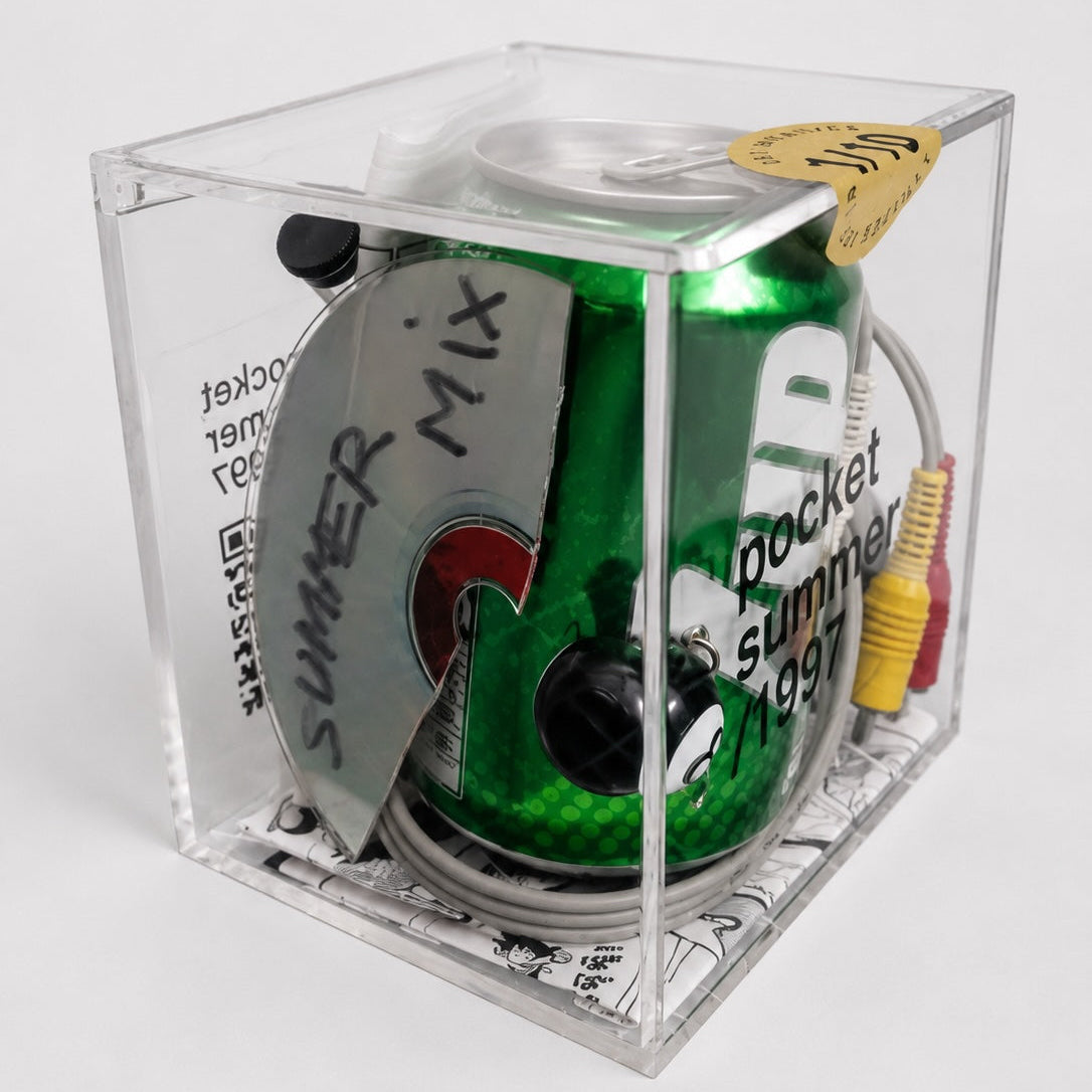 "Pocket Summer" Sculpture - Mixed Media Object