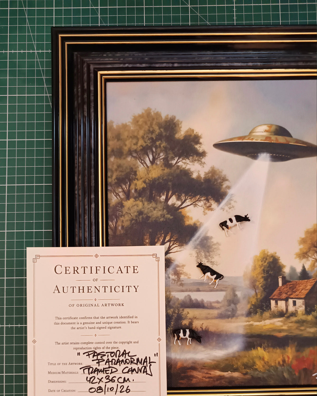 Pastoral Paranormal - Framed 3D Art
