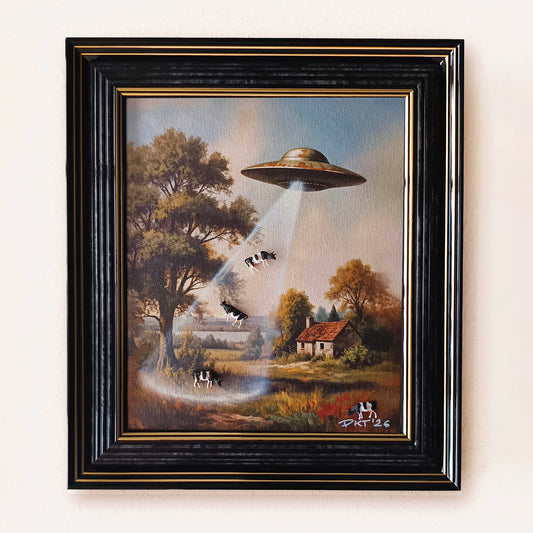 Pastoral Paranormal - Framed 3D Art
