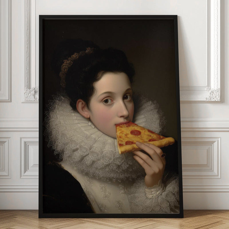 "Pepperoni queen" LE "SOLD OUT" canvas art print