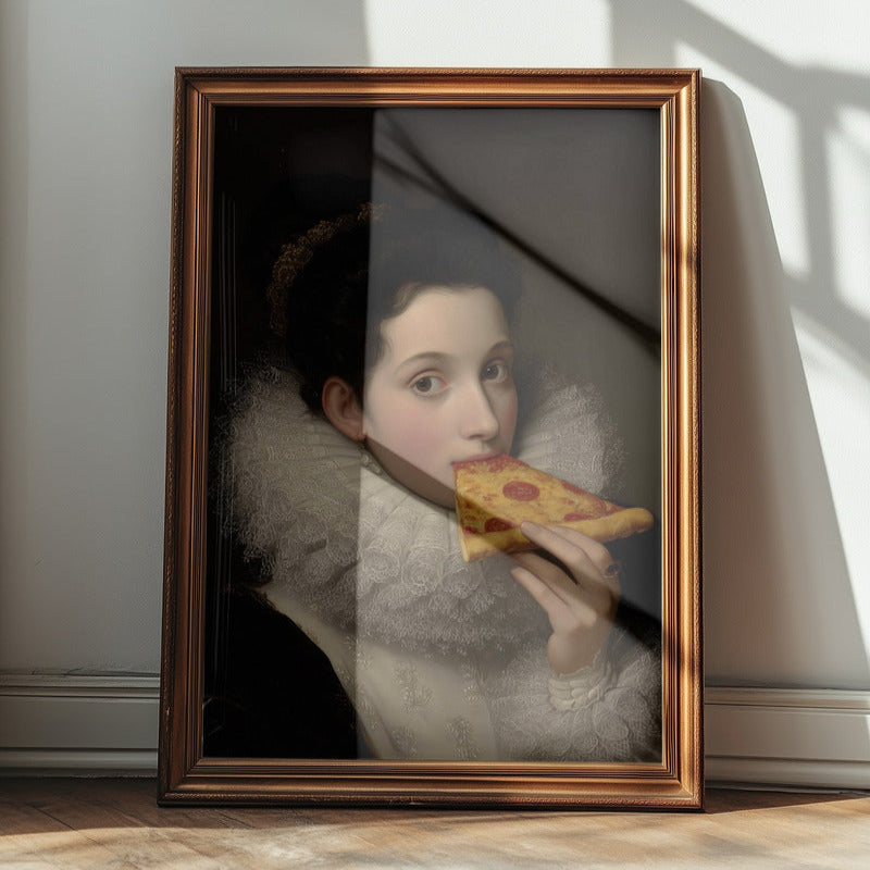 "Pepperoni queen" LE "SOLD OUT" canvas art print