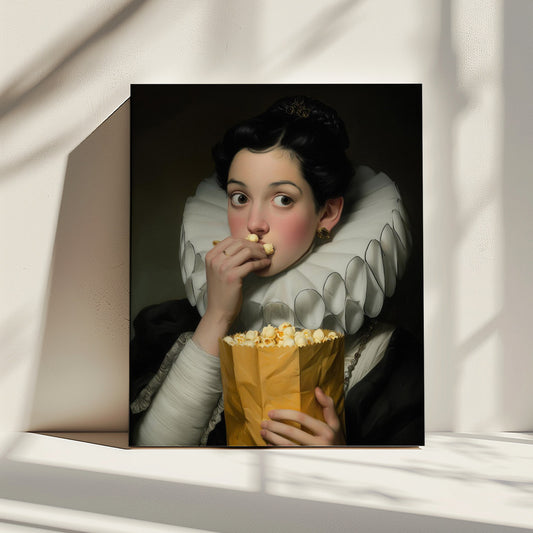 "Popcorn Duchess" LE 3/5 canvas art print