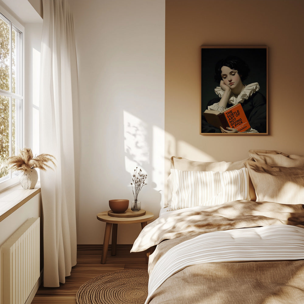 "Rebel Reading" LE "SOLD OUT" canvas art