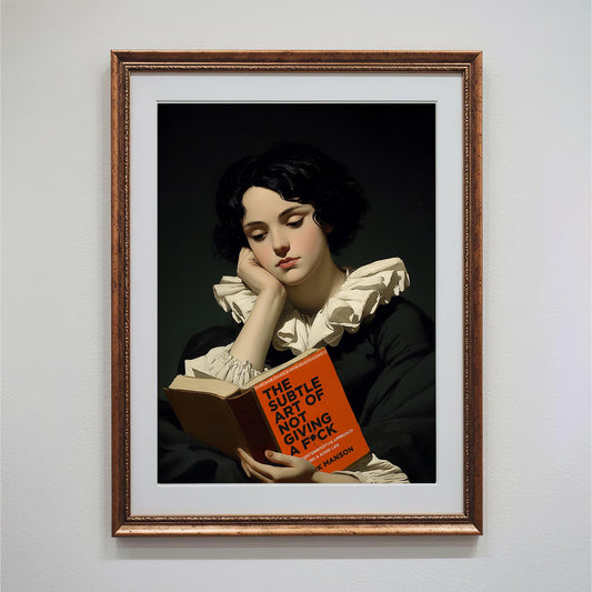 "Rebel Reading" LE "SOLD OUT" canvas art