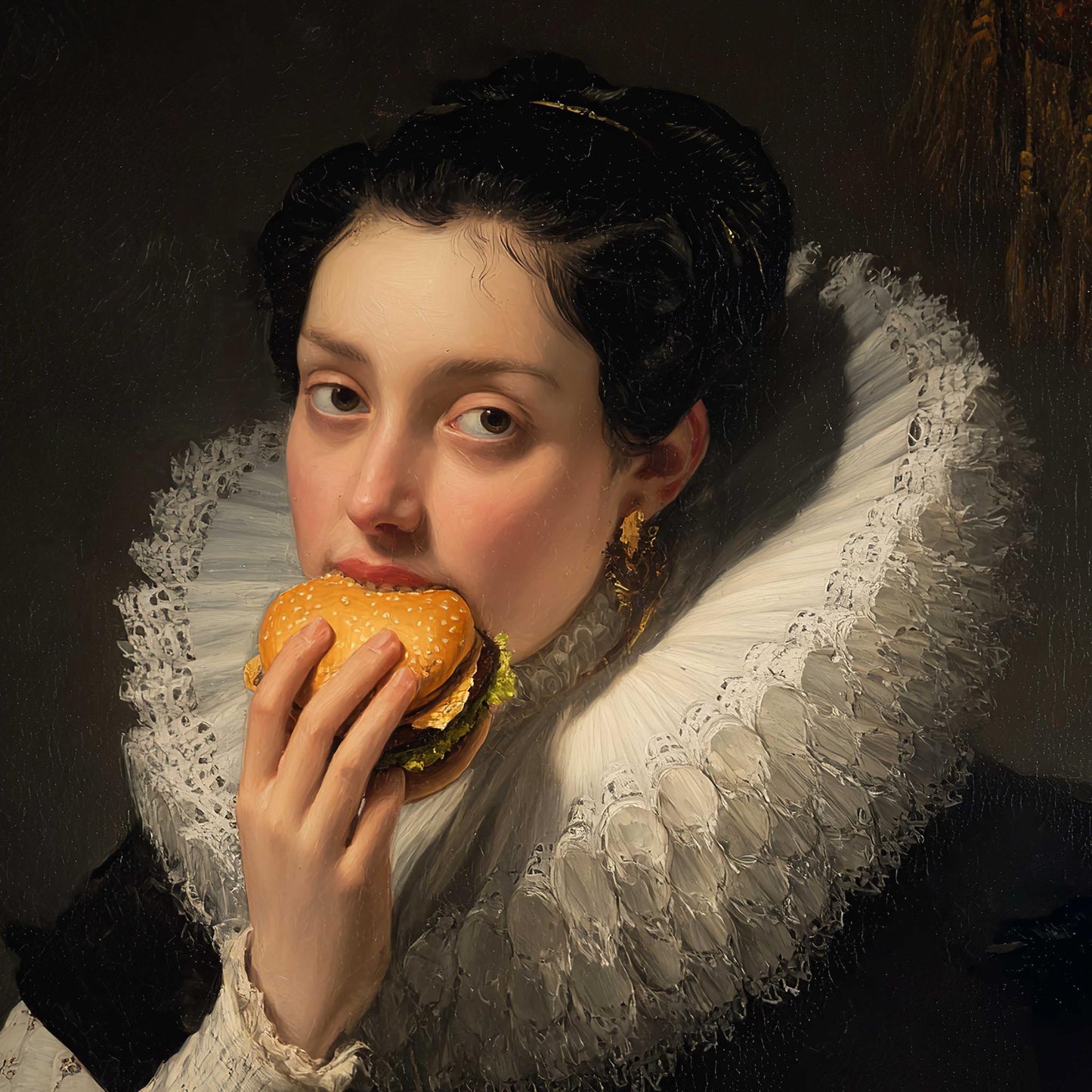 "Royal bite" LE "SOLD OUT" canvas art print