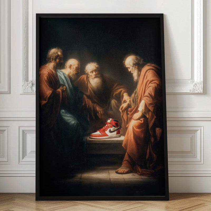 "Sneaker cult" LE "SOLD OUT" canvas art print