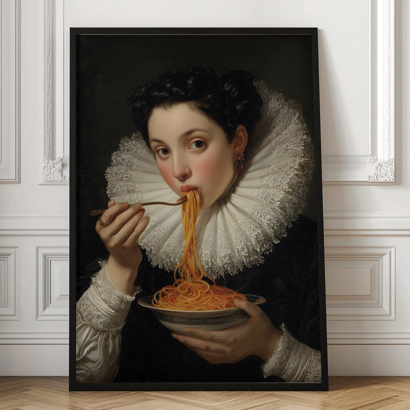 "Spaghetti Queen" LE "SOLD OUT" canvas art print