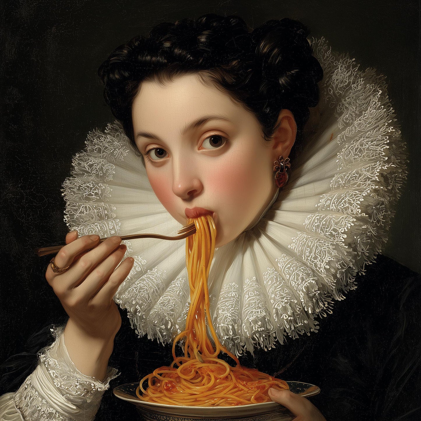 "Spaghetti Queen" LE "SOLD OUT" canvas art print