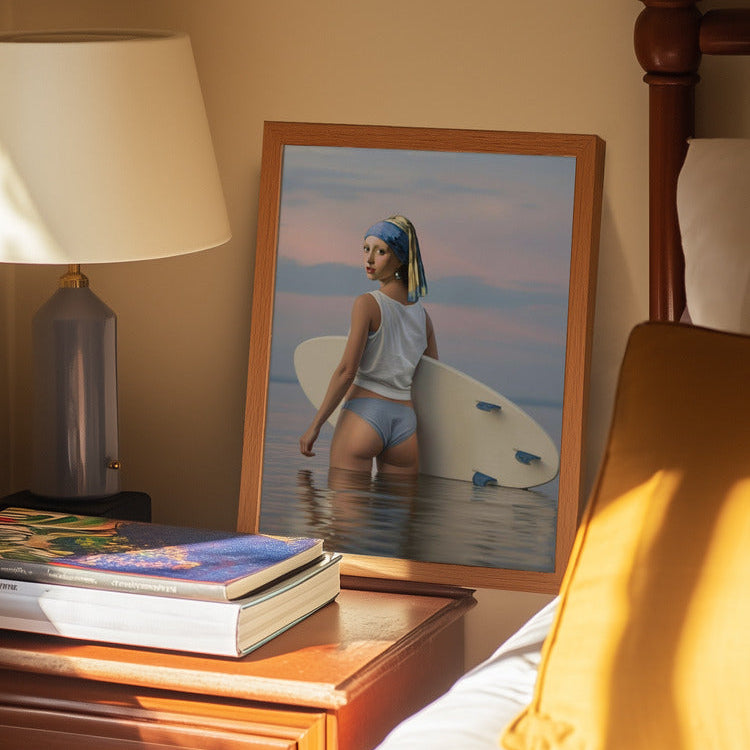 "Surfing Pearl" fine art print