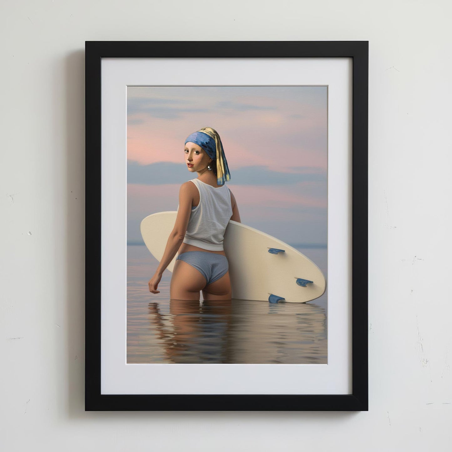 "Surfing Pearl" fine art print