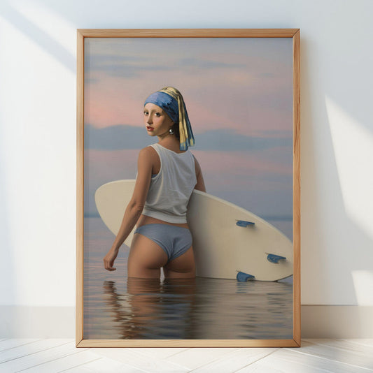 "Surfing Pearl" fine art print