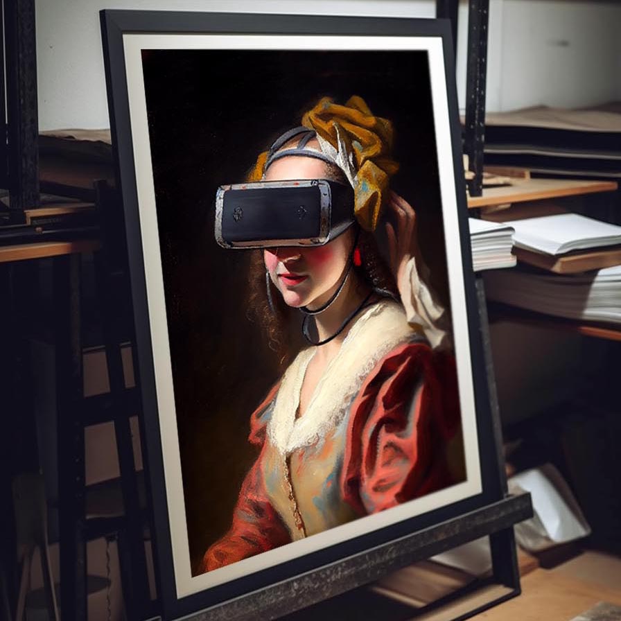 "VR Experience" fine art print