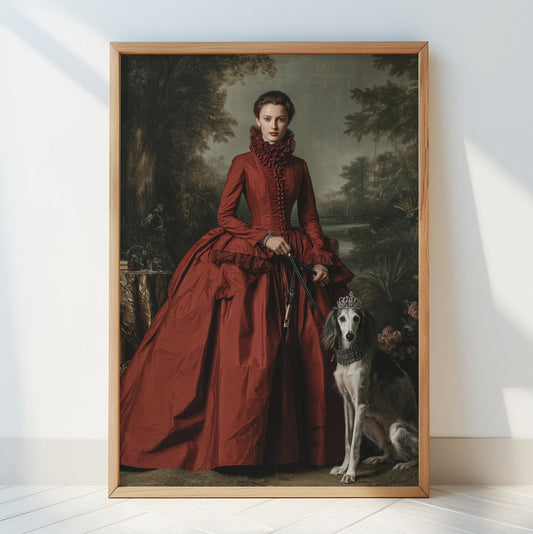 "Walk with princess" LE 3/5 canvas art print