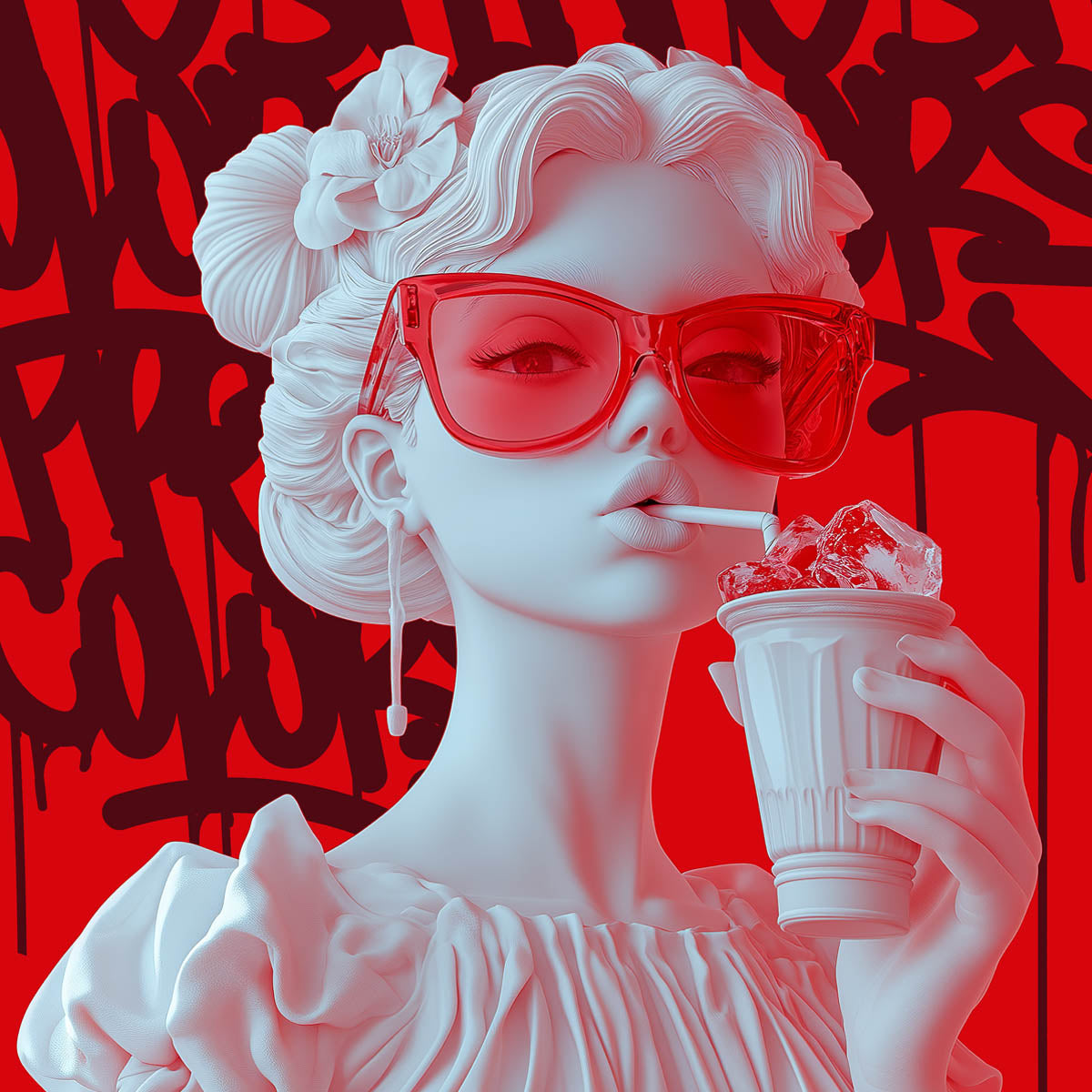 "Cherry sips" fine art print