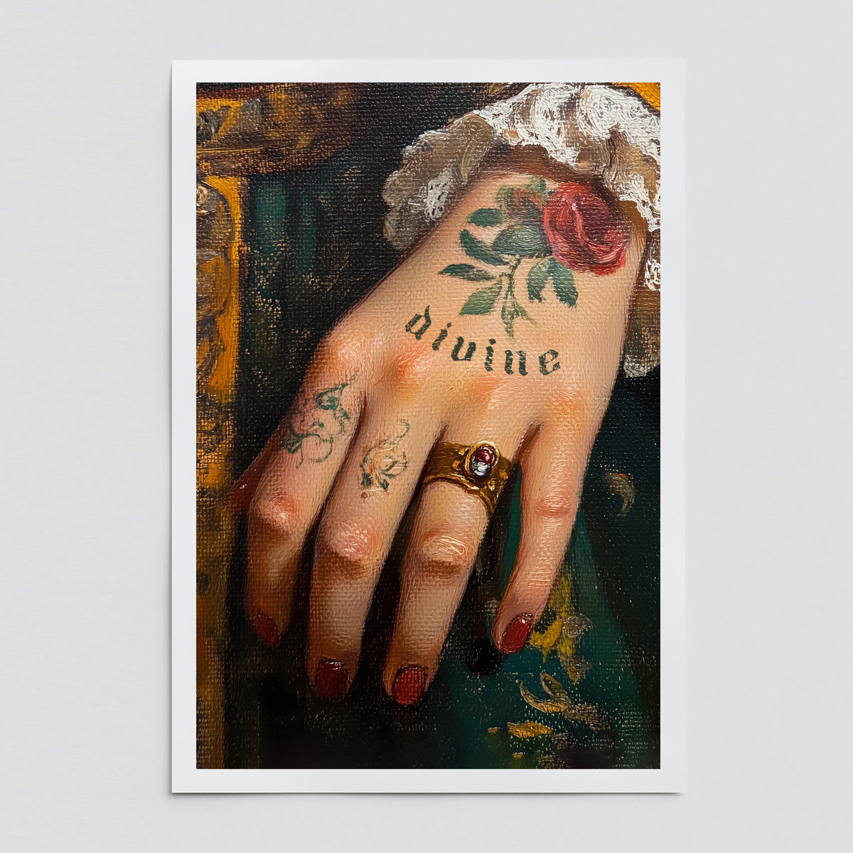 "Divine tattoo" fine art print