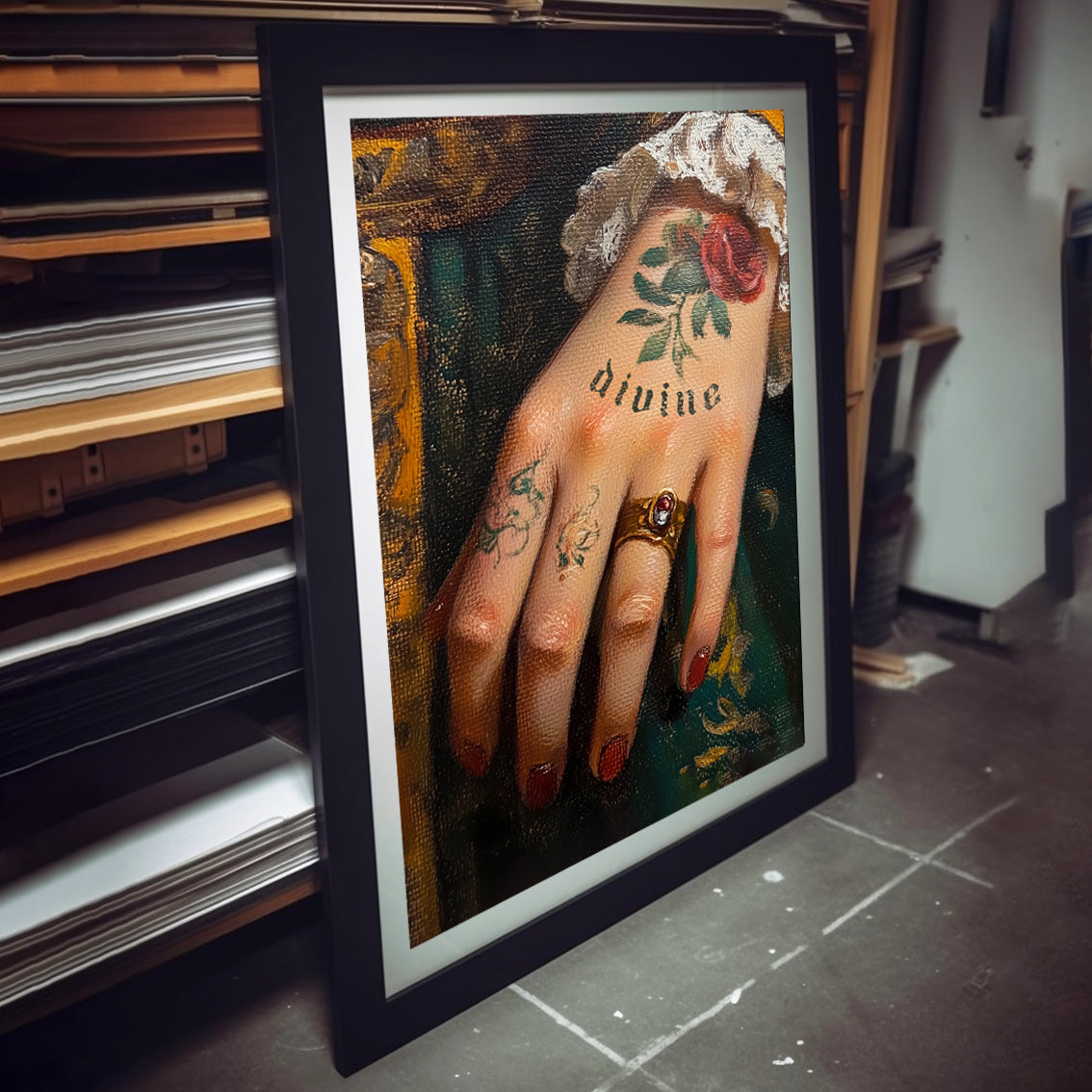 "Divine tattoo" fine art print