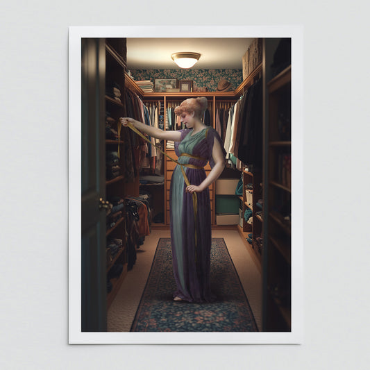 "Goddess of closet" fine art print