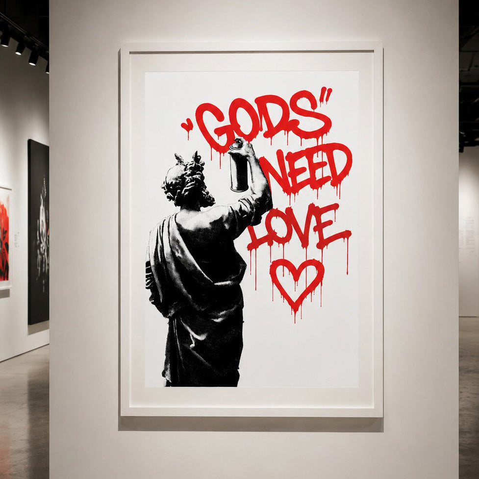 "Gods need Love" fine art print