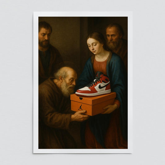 "Holy sneaker" fine art print