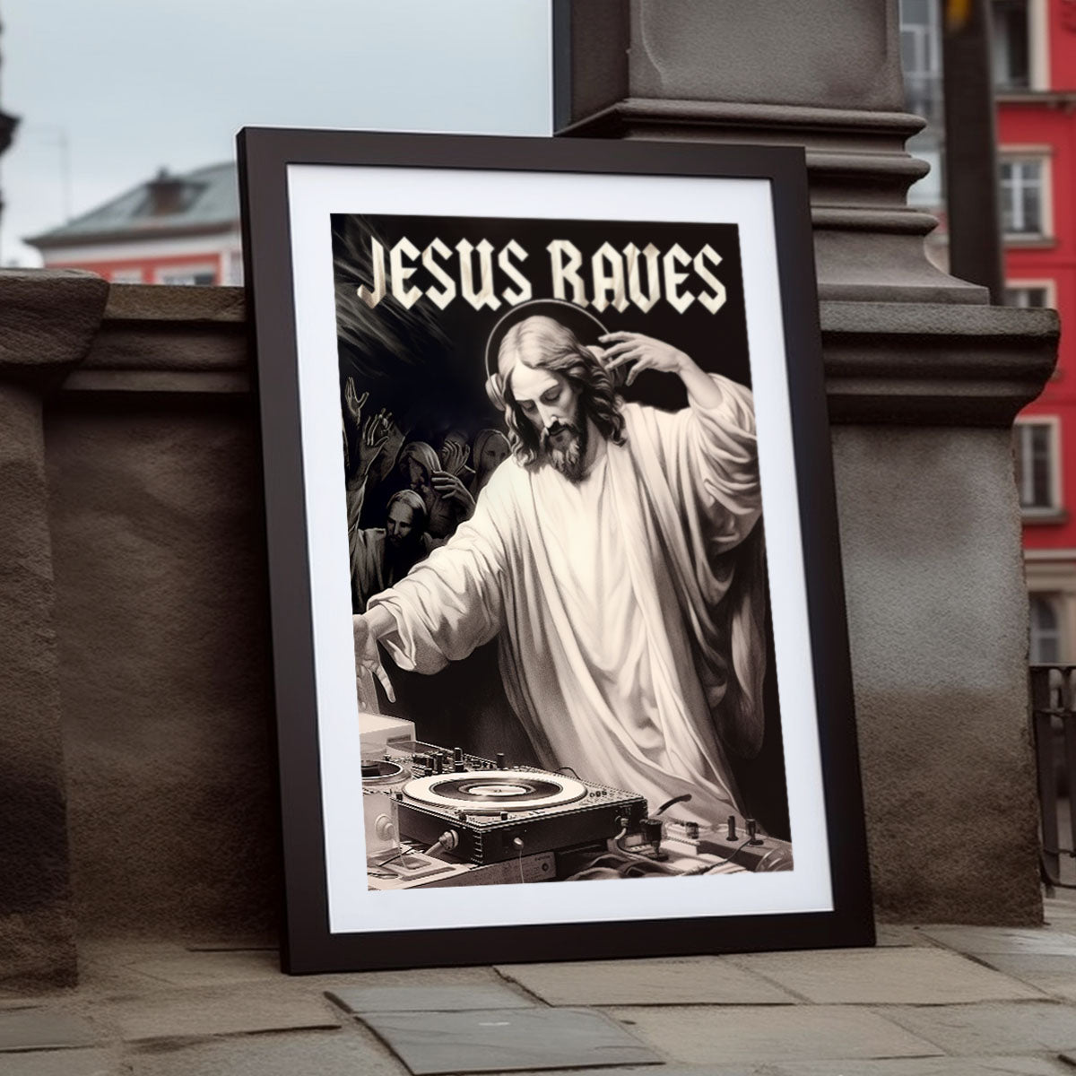 "Jesus Raves" fine art print