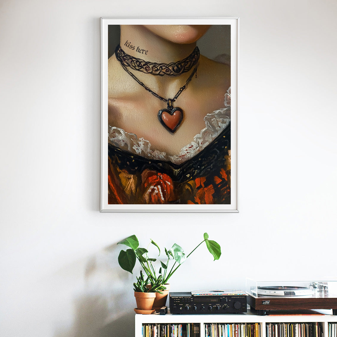 "Kiss here" fine art print