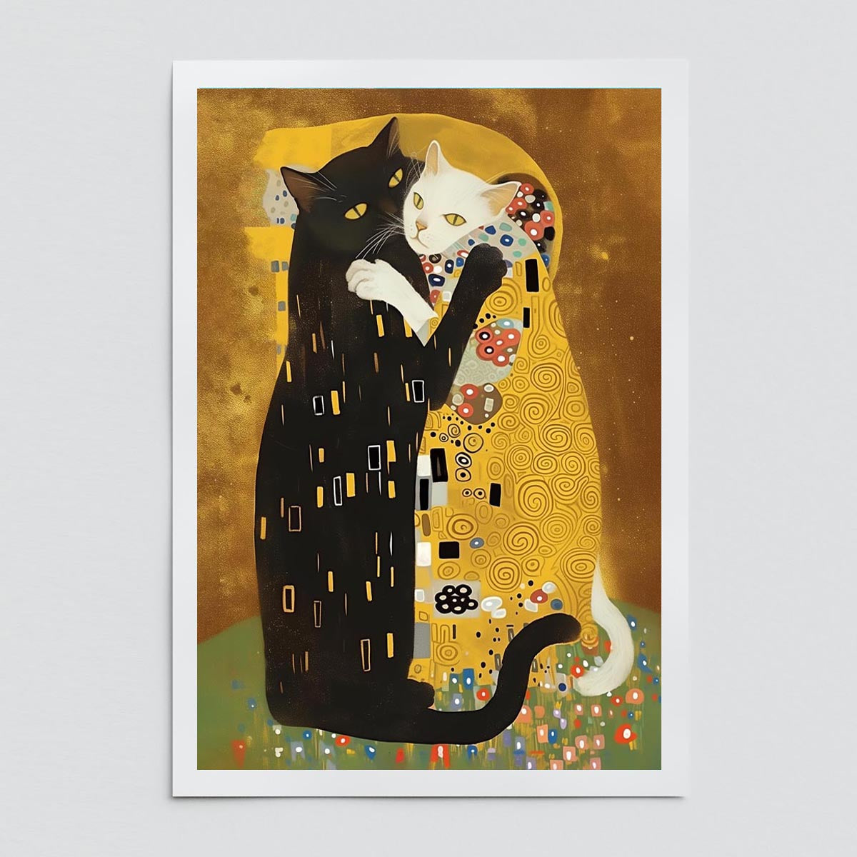 "Kitty Kiss" fine art print